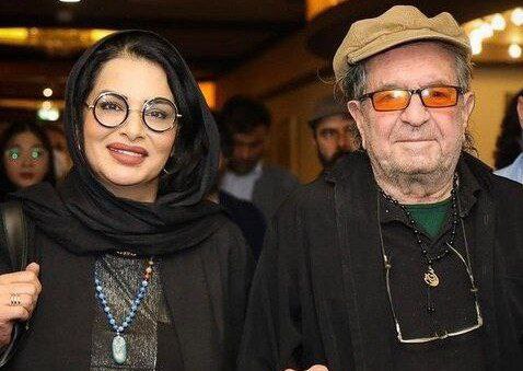 داریوش مهرجویی  و همسرش حمیده محمدپور