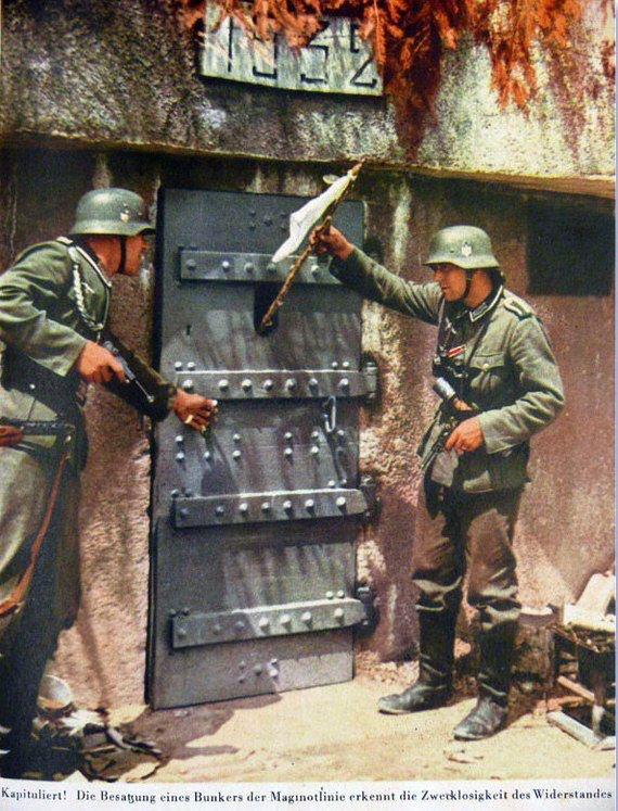 خط ماژینو (خط ماژینو) یک سیستم دفاعی بسیار بزرگ در مرز فرانسه با آلمان بود.  این اتفاق در ژوئن ۱۹۴۰ در جریان نبرد فرانسه در جنگ جهانی دوم رخ داد، زمانی که آلمان با یک حمله برق‌آسا از طریق بلژیک، خط دفاعی را دور زد و نیروهای فرانسوی را به دام انداخت.