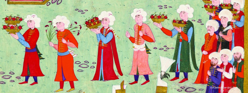 آب میوه فروش  نگارگری عثمانی 