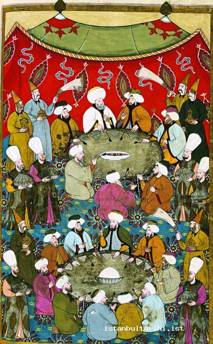 ضیافتی که در آن علما شرکت کرده اند